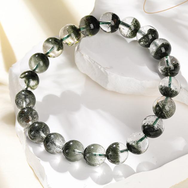 8A Green Phantom Crystal Prosperity Bracelet